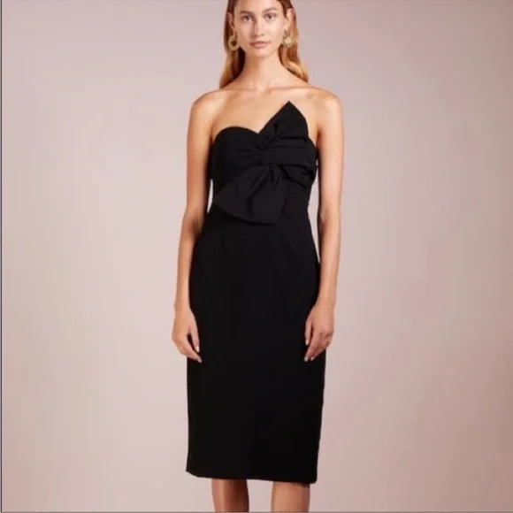 Club Monaco Klayton Strapless Bow Dress - Picture 1 of 4